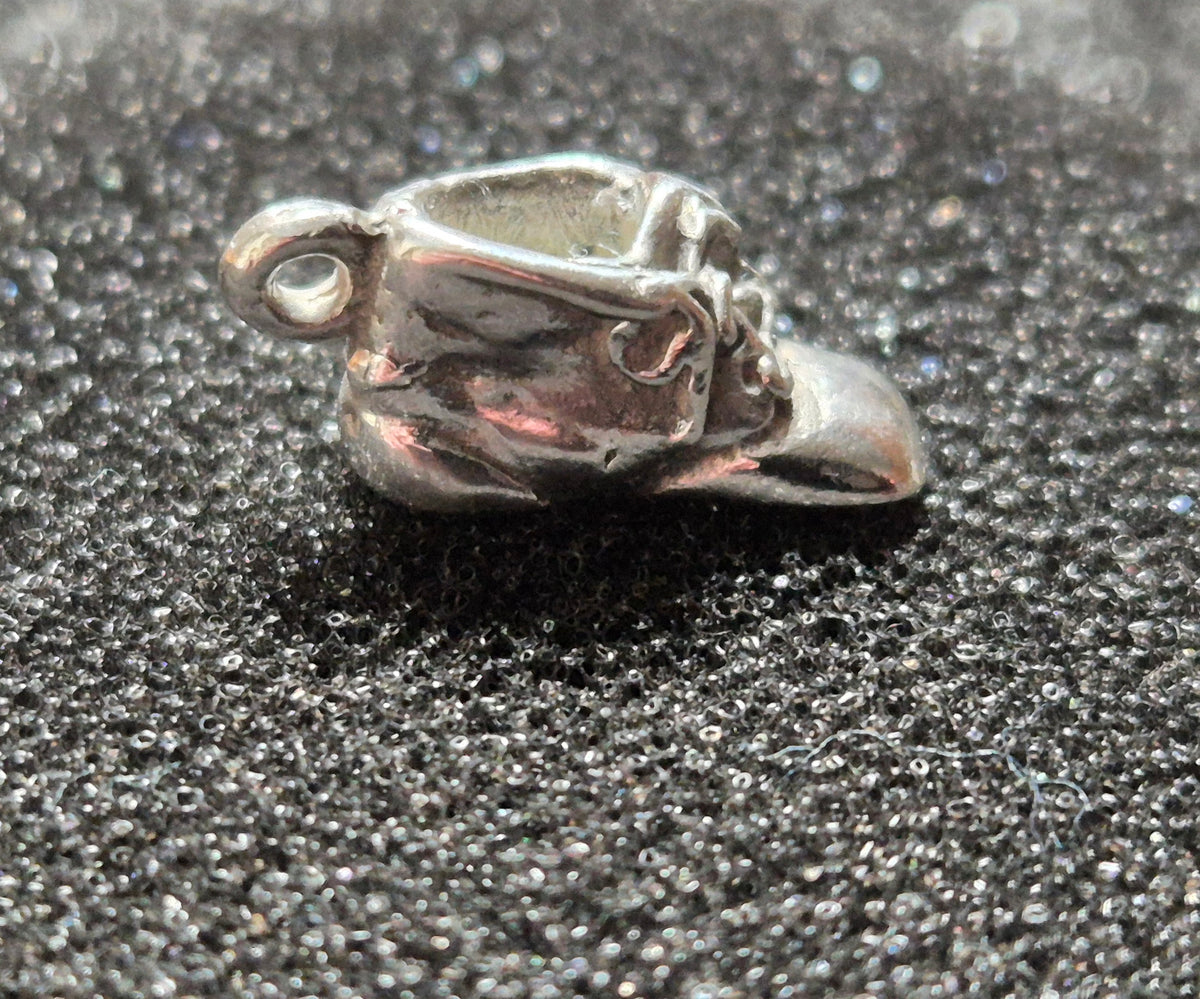 Silver Boot Charm - 925 Silver - 1.04g - S#2