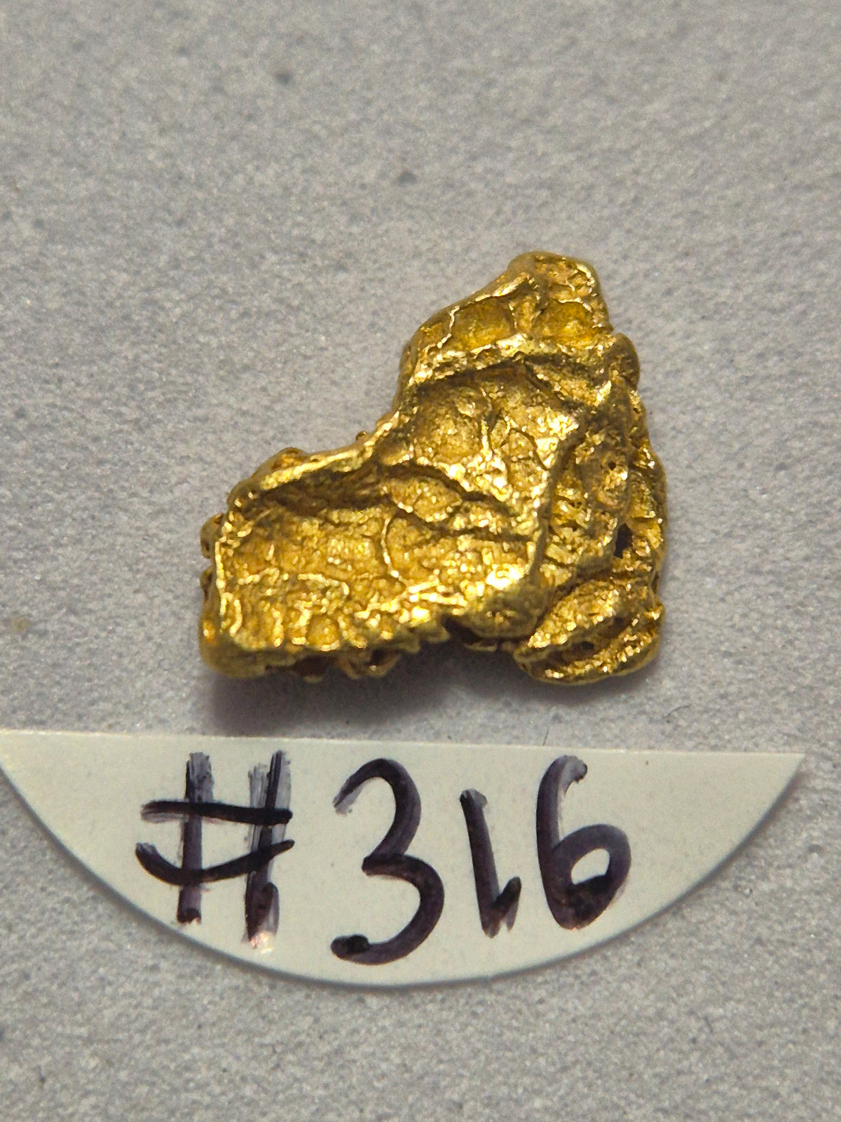 0.761g Natural Gold Nugget from Kalgoorlie, Western Australia - #316