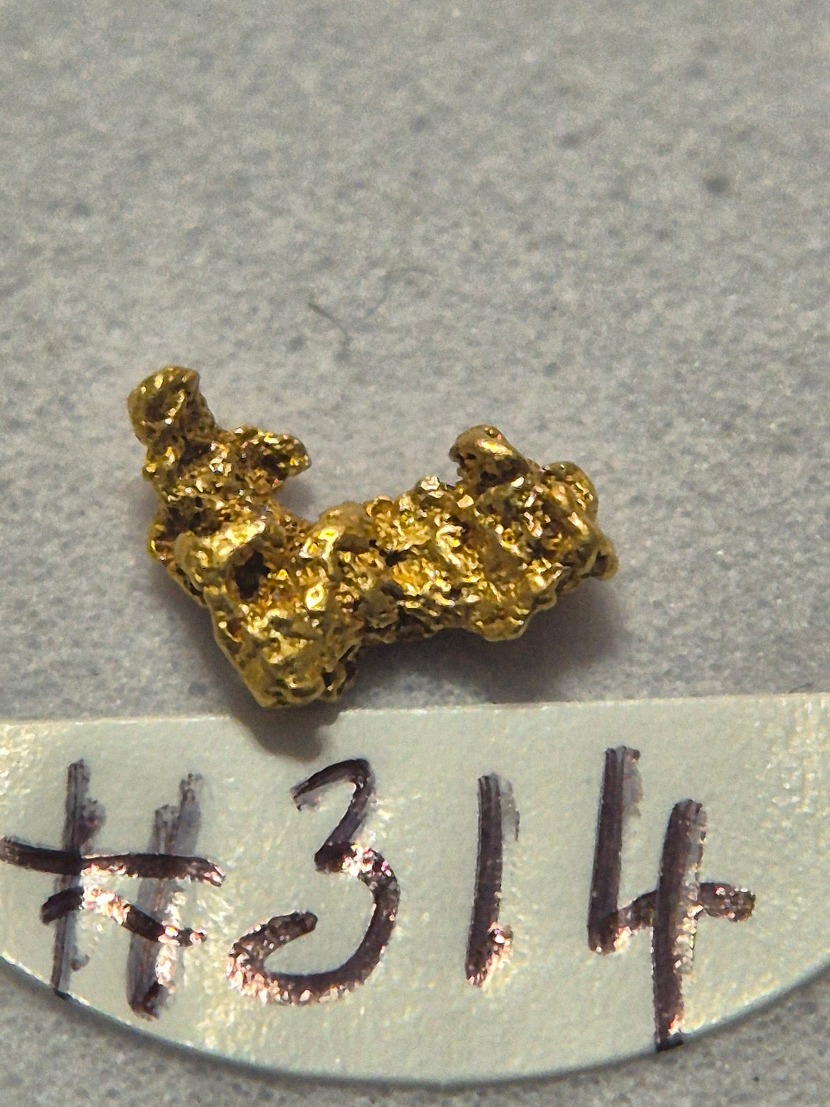0.210g Natural Gold Nugget from Kalgoorlie, Western Australia - #314