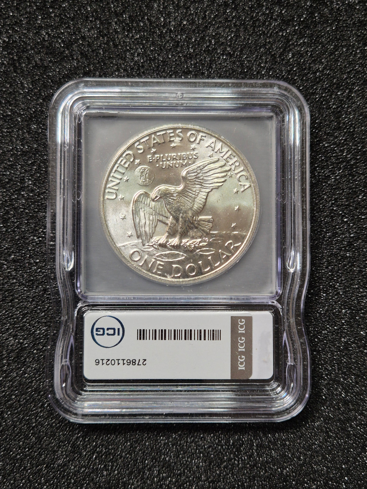 1972 S MS68 "Ike" Silver Dollar Graded and Signed By Austin Hutto. ****Key Date****