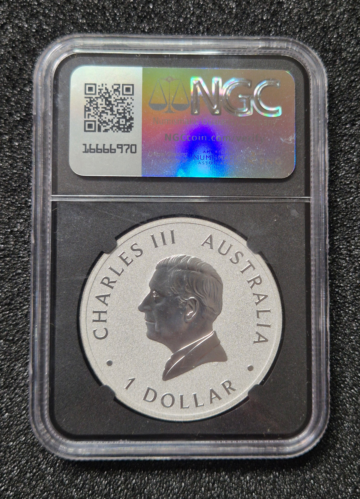 2025 Australia $1 Silver Koala – NGC MS 70 Black Label