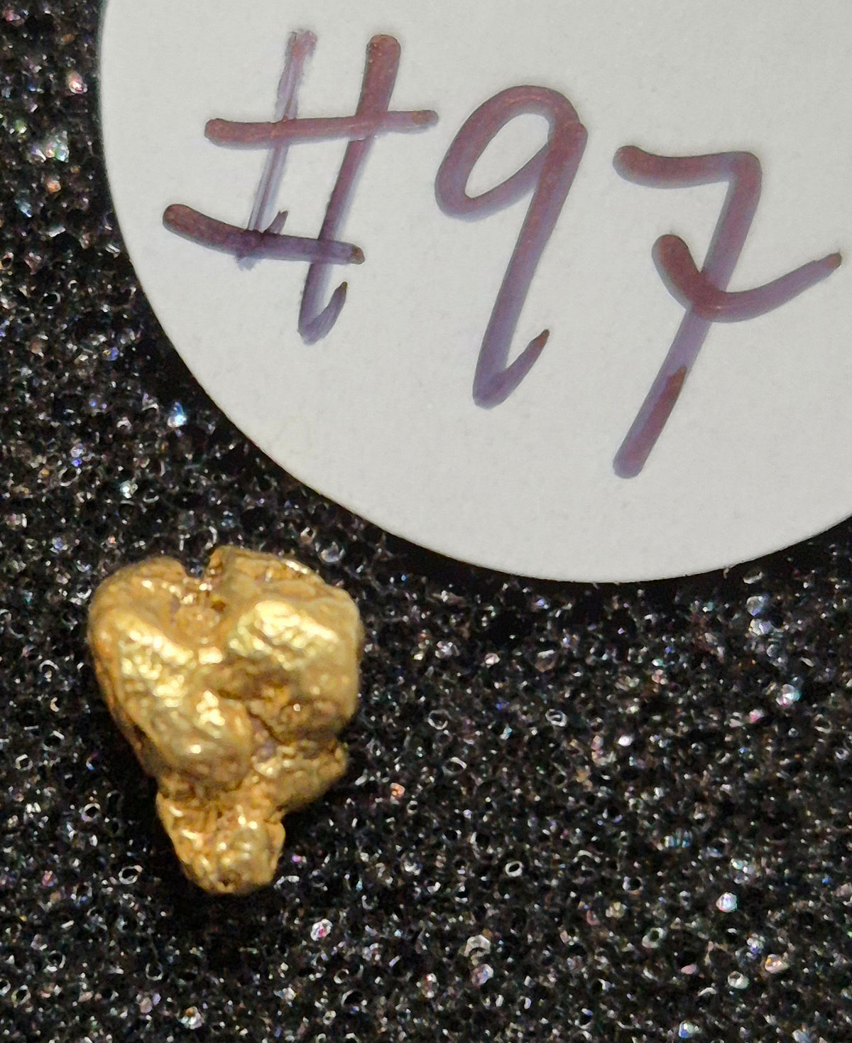 Natural Gold Nugget "The Small Heart" - 0.58g #97