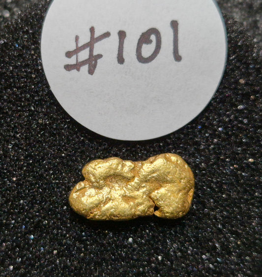 Natural Gold Nugget - 1.31g #101