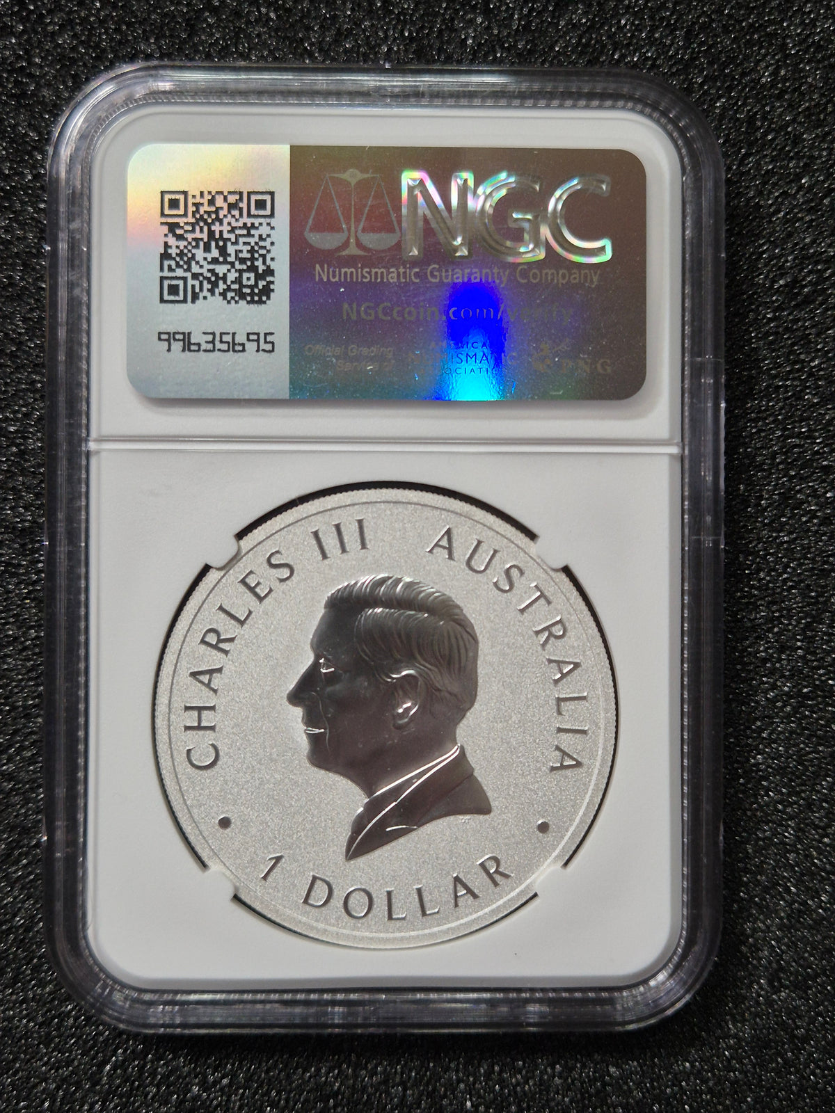 2024 1oz Silver Australian Wedge-Tailed Eagle 10th Anniversary Coin - HAND SIGNED BY JOHN MERCANTI - With P125 Mint Mark