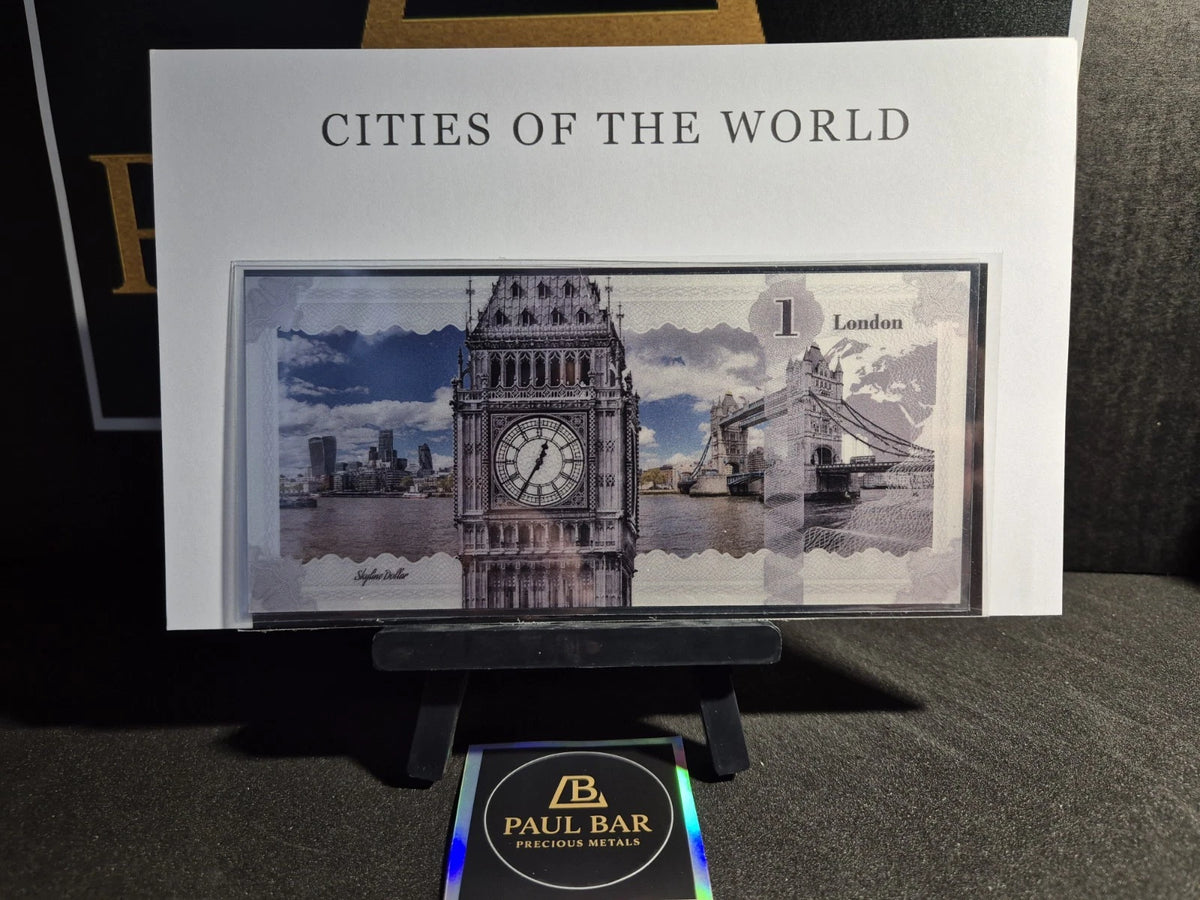Commemorative "Skyline Dollar" from the Cook Islands. image 0