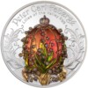 2025 Mongolia 2 oz Silver Faberge Egg; Lilies of the Valley Egg