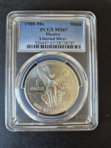 1988 1 Onza Libertad PCGS MS67