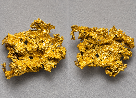 0.100g Natural Crystalline Gold Specimen – Badger Mine, Mariposa County, California