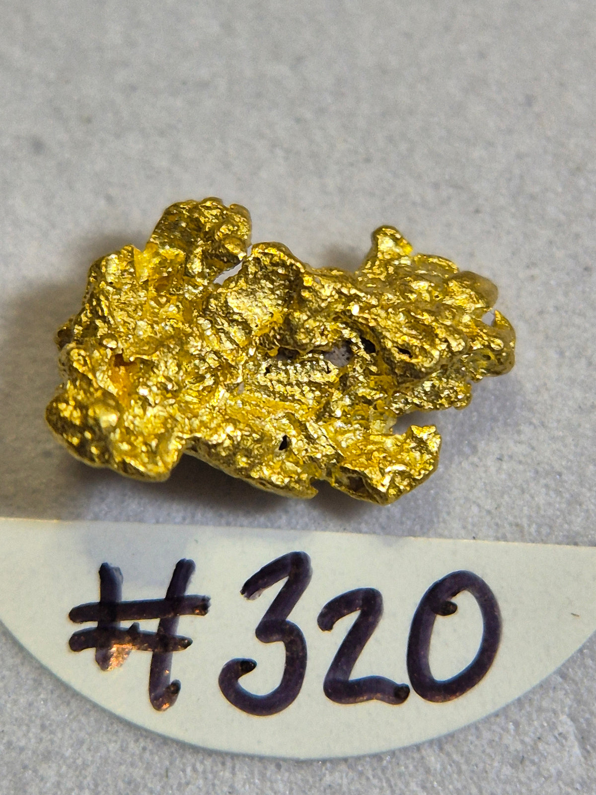 1.450g Natural Alaskan Gold Nugget from Mammoth Creek, Alaska - #320