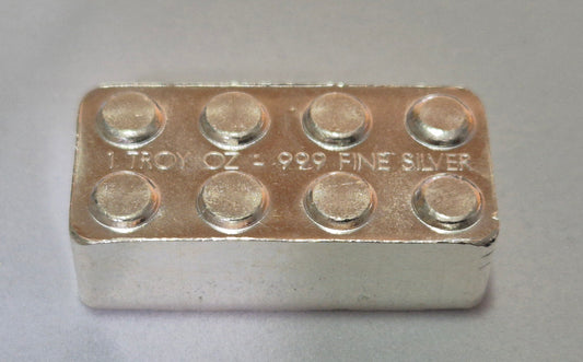1oz Silver .999 Fine Building Block