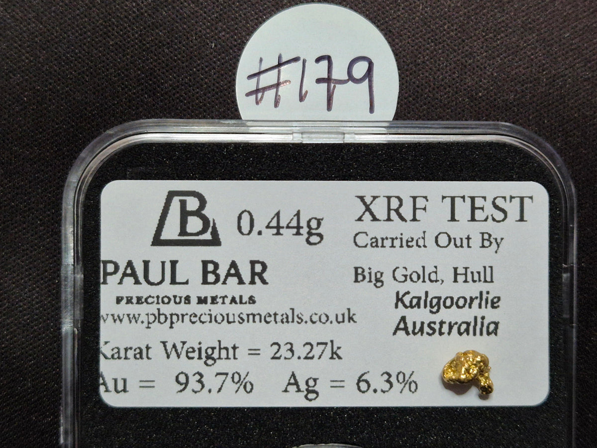 0.44g Natural Gold Nugget – Kalgoorlie, Western Australia - 23.27 Karat - #179