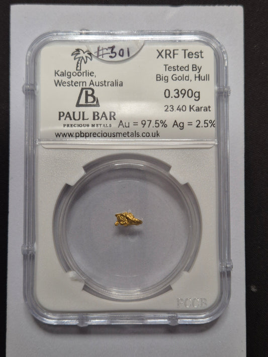 0.390g Gold Nugget - Kalgoorlie #301