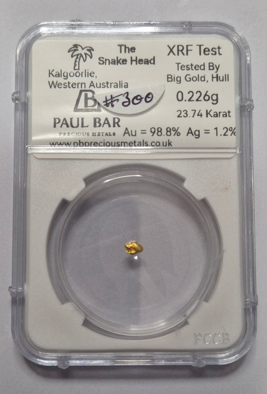 0.226g Gold Nugget - Kalgoorlie #300